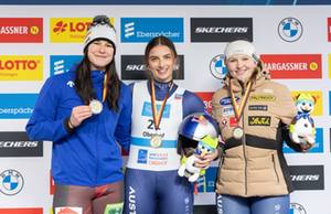 Podium Damen Nationencup, Oberhof 202e5