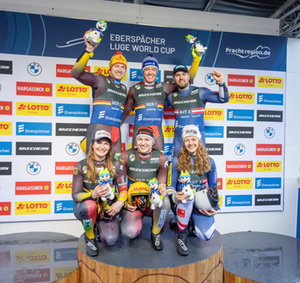 Oberhof 2025 Mixed Einzel Podium