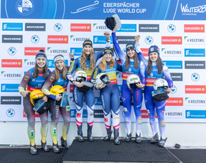 Podium Damen Doppel, Winterberg 2025