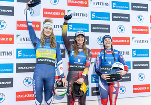 Podium Damen, Winterberg 2025