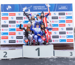 Podulsky / Allan, Luge Canada and Oberstolz / Kofler, Italy