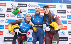 Podium Damen, Altenberg 2025