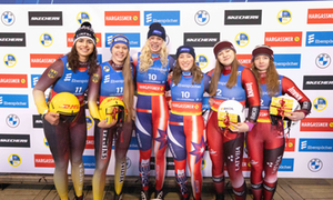 Damen Doppel Podium, Lillehammer 2024