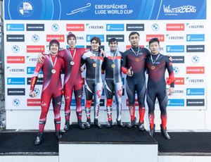 Podium Doubles, Nations Cup, Winterberg 2025