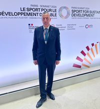 Einars Fogelis, Paris 2024 Summit - Sport for Sustainable Development