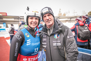 Nina und Armin Zöggeler, Luge, Rodel, Italia 