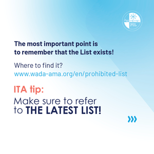 WADA Prohibited List 2025