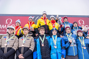 Podium Men's Doubles, JWCh 2025