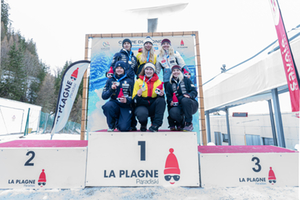 Damen Doppel Junioren, La Plagne 2024