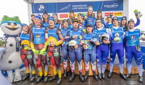 Podium Team Staffel, Oberhof 2024