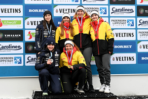 Damen Doppel, Junioren Weltcup Winterberg 2024