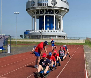 Summer training Russian athletes