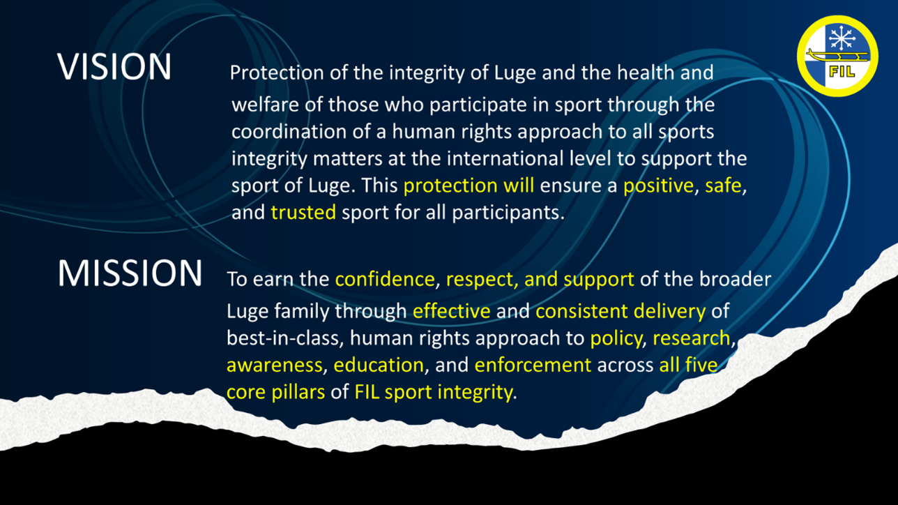 FIL Sport Integrity - Vision & Mission