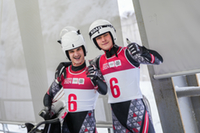 LAT Luge Double, YOG Gangwon 2024, Janis Gruzdulis-Borovojs and Eden Eduards Cepulis